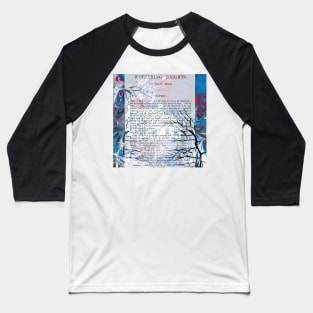 Wuthering Heights Collage Baseball T-Shirt